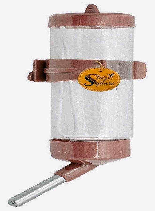 سايج سكوير زجاجة ماء مربعة من سيج سعة 125 مل مانعة للتسرب للهامستر/الجرذان/الفئران/خنزير غينيا/النمس/الأرنب (عشوائي) - Image 4